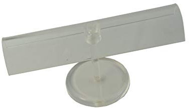 Acryl-Uhrenständer, T-Bar, Quarz, Chronograph, Automatikuhr, Ständer, klein, Schmuck (transparent, Anzahl der Stände – 2)