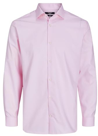 Jack & Jones Camicia da Uomo Slim Fit, Rosa Nectar, M