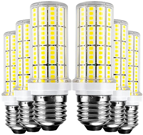 Led Light Bulb 6pcs 200w Equivalent 2500 Lumen 5000k Cool Daylight White 20w Super Bright Led Bulb E26/E27 Base