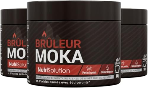 Brûleur Moka par Nutrisolution | Café Minceur Premium | Brûle-Graisse Puissant | 100% Ingrédients Naturels | Végétarien | Sans Gluten | Sans OGM | FABRIQUÉ EN FRANCE (3)