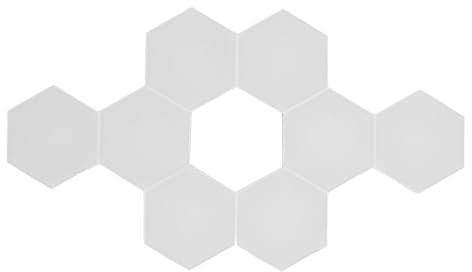 Fockety Hexagon Light, RGB Hexagon LED -Leuchten mit Musiksynchronisation, App und Fernbedienung, Sechseck -Garagenlicht, Wandlicht, Wabenlicht, LED -Wandplatten für Party, Spiele (8