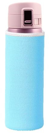 Housse Isotherme pour Bouteille en Verre - Protection en Néoprène avec Sangle Réglable pour Gourdes de 0,5 à 1 Litre | Étui Antichoc et Isolant pour Randonnée, Voyage, Sport et Usage Quotidien