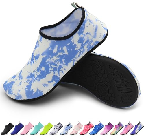 Scarpe da Mare Unisex – Scarpe da Acqua Antiscivolo per Spiaggia, Piscina, Yoga, Surf – Leggere, Traspiranti e Asciugatura Rapida