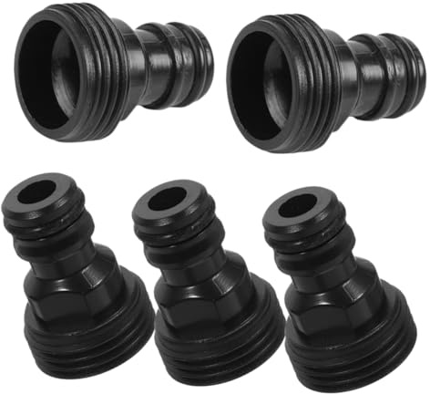 VICASKY 5stücke Wasserhahn Schlauchadapter Mit Schnellkupplungen Für Gartenschläuche Und Waschmaschinenschlauchanschlüsse Wasseranschlussadapter Für Spülbecken Und Haushaltsgeräte