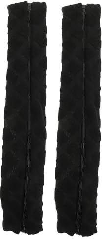 DIYEAH 4 Paia Copertura Bracciolo Sedia Ufficio Elastico Nero Protezione Antipolvere e Comfort per Poltrone Gaming e Studio Rivestimento Estensibile e Morbido Adatto Braccioli Lunghi