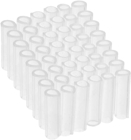SHINEOFI 50pezzi Protezione per Catena Perline Connettori Anticaduta per Portachiavi Fermacavi per Creazione di Gioielli Fai da Te Blocco Connettore Catena