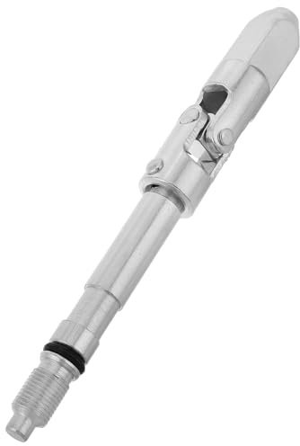 HANABASS Hydraulischer Wagenheber Zubehör Universalgelenk Hochfeste U verbindung Einstellbarer Winkel Wartungsset für Jack Reparatur Silber