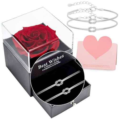 2 Stück Freundschaftsarmbänder Knoten Armband Damen, Partner Armbänder