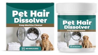 hogtnd Solution à action rapide pour dissoudre les poils d'animaux - Sans danger pour les machines à laver - Élimine les poils de différents types de tissus - Liquide polyvalent pour l'épilation des