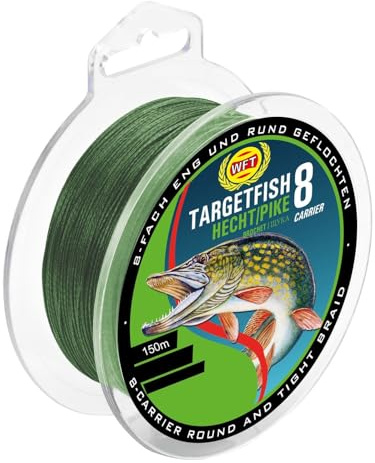 WFT TF8 Hecht Green 150m - Hechtschnur