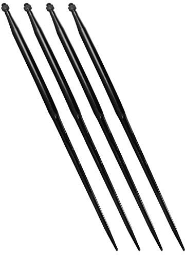 Frontladerzinken | 1100 mm | M28 Gewinde | 4 Stück | Großballenzinken | Zinken | Frontladerspieß | Ballenspieß | Schwerlastzinken | Traktor | Schlepper | Ballengabel