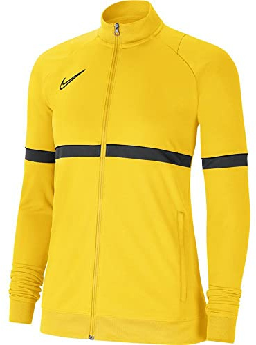 Nike Academy 21 Knit Track Jacket - Giacca sportiva da donna, Donna, Giacca da tuta, CV2677-719, giallo/nero/antracite/nero, S