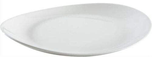 Vision4ever 6Pcs 30cm Steak Plate Oval Dinner Serving Dish Party Restaurant Kitchen Tableware Easy to Use