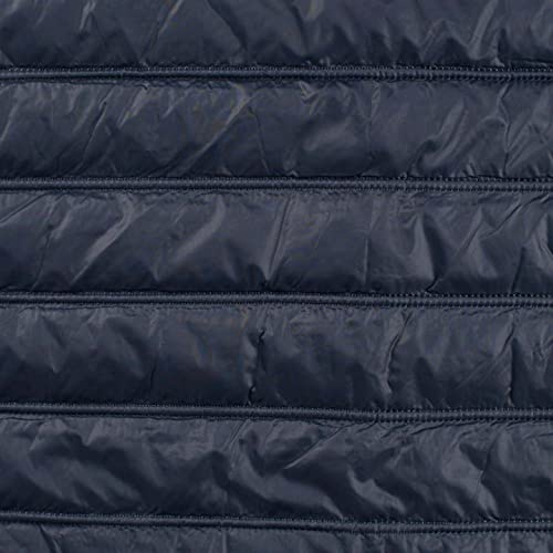 Stepper - Steppstoff, Mantelstoff, Jeans Blau unifarben als Meterware, 50 cm