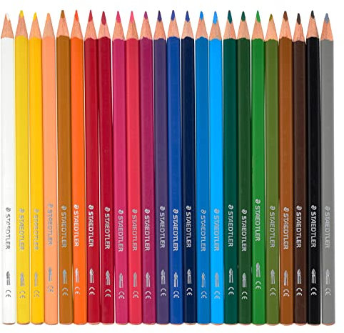 STAEDTLER 12 Packungen: 24 St ck (insgesamt 288 St ck) dreieckige Aquarellstifte