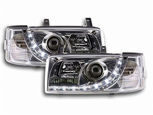 Led Scheinwerfer in chrom kurzer Vorderwagen für VW T4 Bus 1990-2003