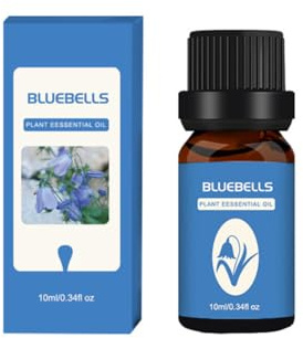 Ätherische Öle Glockenblumen 10 ml, Ätherische Öle für Diffuser Aromatherapie,Duftöle für Diffusor,Ätherisches Duftöl Glockenblumen Öl für Haut Körper Haarpflege, Kerze,Seife,DIY,Massage Aroma