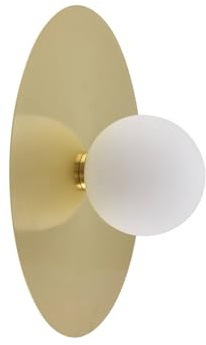 Lindby Wandleuchte, Wandlampe Innen Zain (Modern) in Gold/Messing aus Metall (1 flammig G9) - Wandstrahler Wandbeleuchtung Schlafzimmer Wohnzimmer Flurleuchte