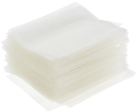 CIYODO Schrumpffolienbeutel 1000 Stück Transparent Dicht Verschlusst Für Ätherische Ölflaschen Wimpernflaschen Usw Platzsparend Verstaubar