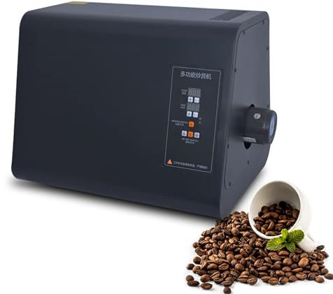 ZHIXUMM Coffee Bean Roaster, 1500w Electric Coffee Roaster Machine, Temperature Control(50°C-300°C) + Timer(0-60 Minutes), For Baking Coffee, Chestnut, Peanuts, Grain