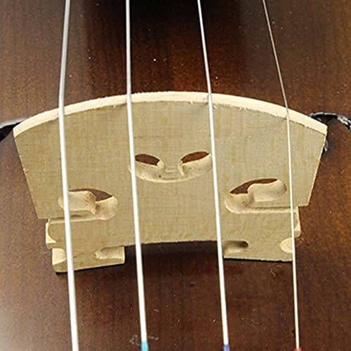 Juroupi 5 Pezzi di Ponte per Violino in Legno di Acero Premium, Accessorio per Violino per Studenti di Strumenti (Set di cinque tastiere per violino 1/4)