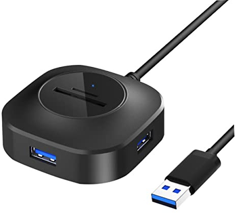 LABRIMP Concentrador USB Cargador USB Adaptador para Oficina Fácil De Usar y Transportar