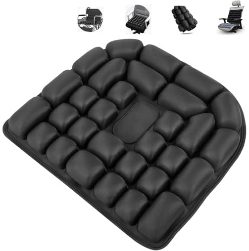 sondur travel cushion for airplane Self-Inflatable Portable Seat Cushion, Airplane Seat Cushions for Long Flights,Office Chair Cushion& Wheelchair 3D Air Cell Coccyx Cushion wheelchair accessories