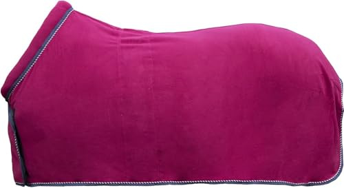 HKM Extra Style Abschwitzdecke mit Kragen, Bordeaux, 115