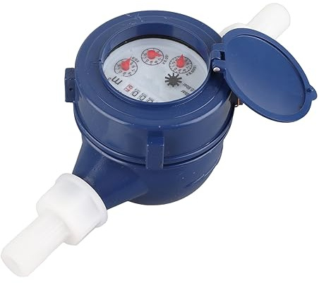 TARSHYRY Contatore per Acqua Fredda 15 Mm DN15 Quadrante Asciutto IP68 per Uso Domestico e Giardino, Installazione Verticale Orizzontale, Struttura in Nylon