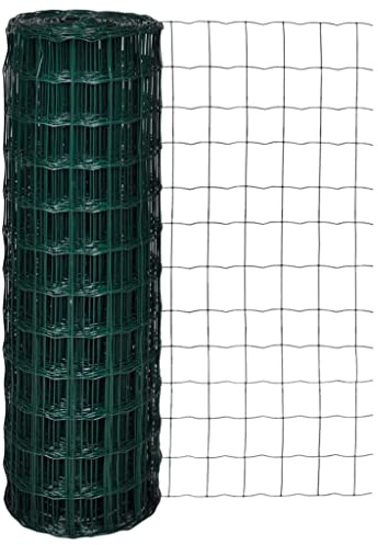 Beetzaun Gitterzaun, Gartenzaun Maschendraht Gitterzaun Schweißgitter 25x1,2 m für Garten, Terrasse, Balkon