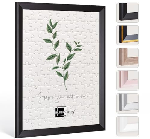 Bildershop-24 Cornice puzzle PRIO 50 x 70 cm, rovere Sonoma (decorazione) per circa 500 – 1000 pezzi