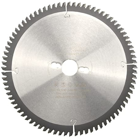 DIAMWOOD EXPERT EN EQUIPEMENT - Lame de Scie à Métaux Circulaire HM finition D. 255 x Al. 30 x ép. 3,2/2,2 mm x Z80 TP Neg pour Alu/bois