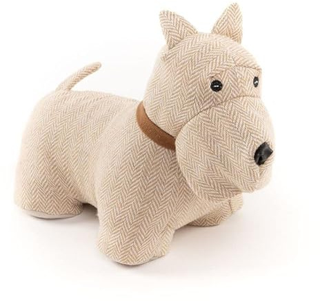 ROCKING GIFTS T¸rhalter Pl¸schtier Hund Terrier Spaﬂ, BH T¸rstopper aus Stoff f¸r Kinder, 20 cm