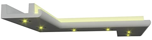 Stuck Dekorbau Styroporleiste Lichtprofile Decken & Wand Leiste Indirekte Beleuchtung LED Stuckleiste LED Leiste Profil 14 m + 4 Innenecken BL18