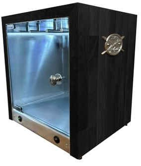 Dumeni Ultimate Biltong and Dry Wors Maker (Oak Medium) (Ebony Black), Dum-UK1-Med-Oak