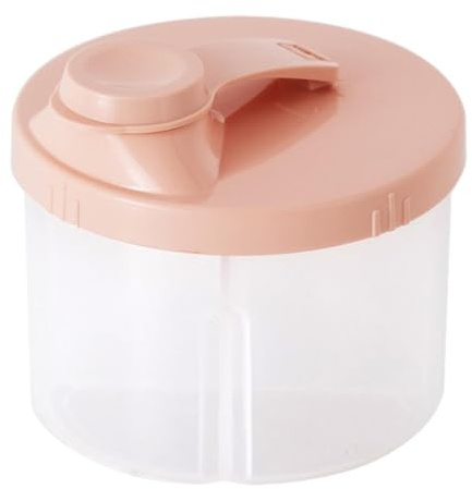 Milchpulver Portionierer, Baby Milchpulver Aufbewahrungsbox, Milchpulverspender Tragbarer, Milchpulver-Box, Snack-Aufbewahrung Behälter Mit 4 Fächern, Transparent Milch Pulver Spender
