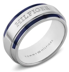 Tommy Hilfiger Jewelry Men's Ring in Stainless Steel - 2790602G