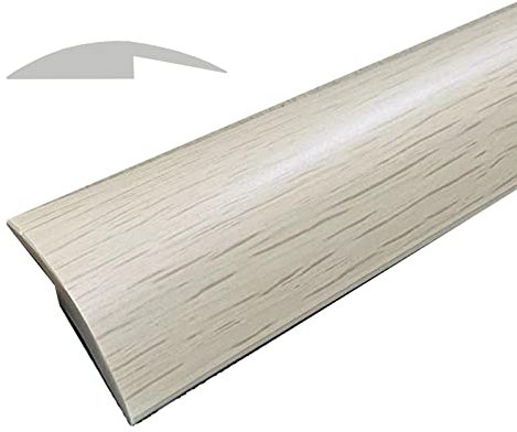 LXYDJPW Glatte Übergangsstreifen von Holz zu Fliesen – Selbstklebende Teppichkantenleiste aus PVC, 1–10 m lang, für Böden mit 0,5 cm Höhenunterschied