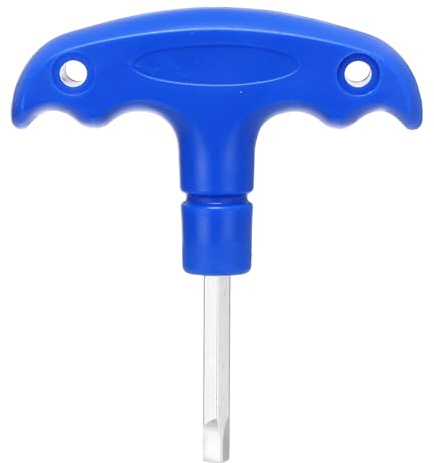 sourcing map Golf Spike Wrench Tool 3.9mm Golf Torque Wrench Stainless Steel Golf Head Adjustment Tool Golf Driver Torque Tool with Square Tip for Golf Drivers and Head Weight, Blue