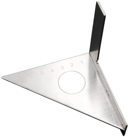FewNvWa 3D Multi Angle Measuring Triangle Ruler Square Protractor Drawing Line Ruler