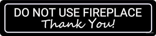 Do Not Use Fireplace Metal Sign Wall Plaque Room Door Sign Pub Poster Club Bar Beer Garage Tin Plates Indoor & Outdoor Art Decor 4x16 Inches