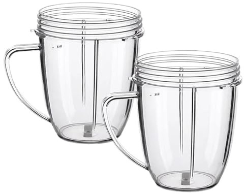 Pièces De Rechange For Gobelet De 18 Oz, Compatibles Avec Nutribullet, Blender 600 W Et 900 W, Accessoires For Extracteur De Jus Avec Poignée