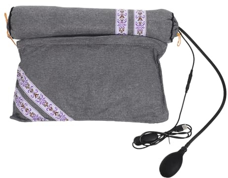 ifundom Health Preserving Pillow USB Heated Neck Wraps for Travel Soft Electric Thermal Pillow for Airplanes Relaxing Neck Support Compact Design