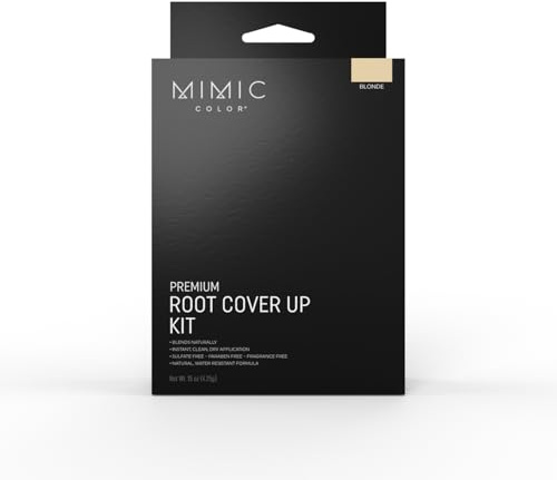 Mimic Color Root Touch-Up Kit Dark Ash Blonde - Instantly Cover Gray Hair Between Salon Visits