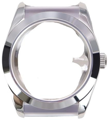 1 st 39 mm klockfodral och armband Safirglas for NH35 NH36 NH34 NH38 rörelseklockor Tillbehör(NO.57 Glass Back A)