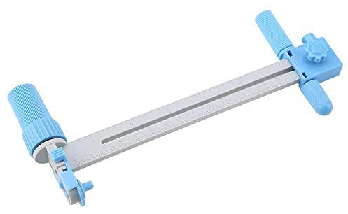 HEEPDD Rotary Circle Cutter, Adjustable Compass Circular Cutting Tool for Fabric Paper Paper Nonwoven Cotton Cloth Quilting