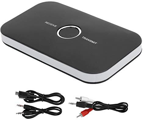 HEEPDD Reducción de ruido 2 en 1 Bluetooth 5.0 adaptador, transmisor inalámbrico receptor para ordenador TV SpeakersMobile Phone Accessories