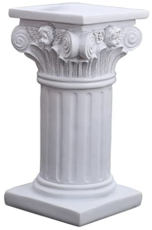 Dous Decorazioni per colonne da Tavolo - Resina Colonna Romana Colonna Artistica Statua Ornamenti | Decorazioni per sculture architettoniche Natalizie per Cortili, patii