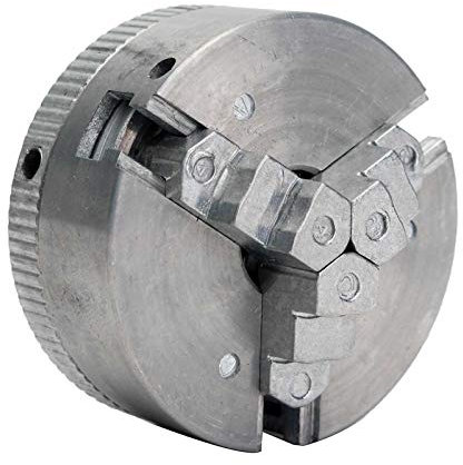 Holzdrehmaschinen-Bedienfeld, 3 Backen, selbstzentrierendes Drehfutter M12 x 1, 45 mm Metall-Scrollfutter for Bohrmaschine, Fräsmaschinenteile, DIY-Drehmaschinenteile