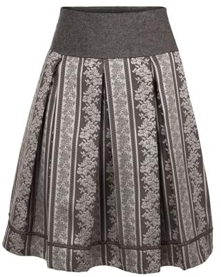 Hangowear dam traditionell kjol QASKIYA, GRÅ, 40